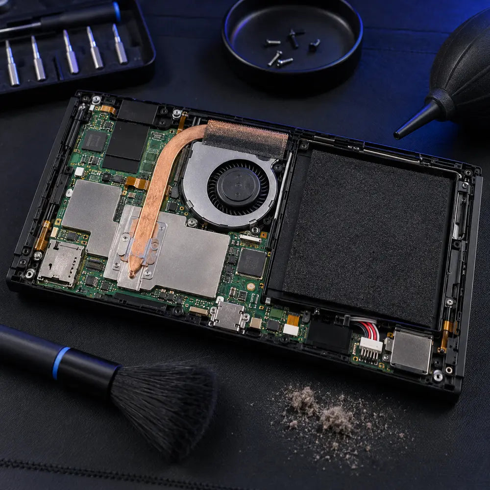Nintendo Switch OLED Reinigung & Kühlungsservice