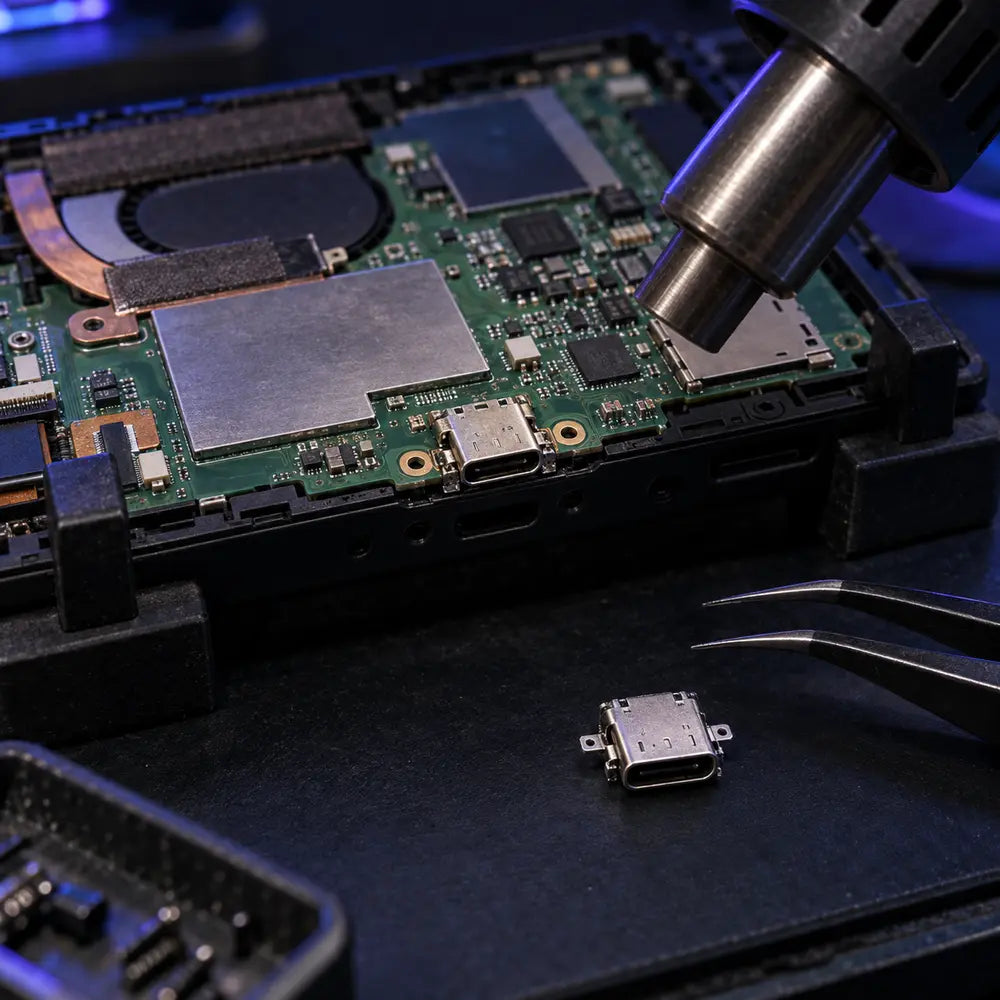 Nintendo Switch OLED USB-C-Ladebuchsen-Reparatur